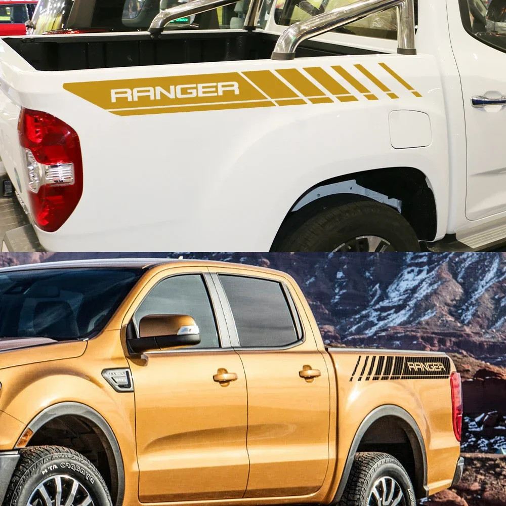 Aftermarket Rear Trunk Side Letter Decal for Ford Ranger Raptor | Vinyl Film Tru