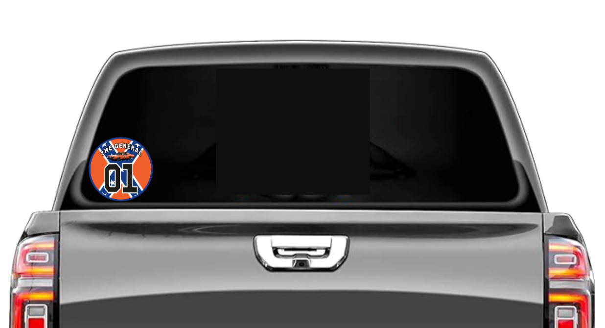 Dukes of Hazzard’s «The General» – 4″ Handmade Vinyl Decal Truck Cooler Decor 26