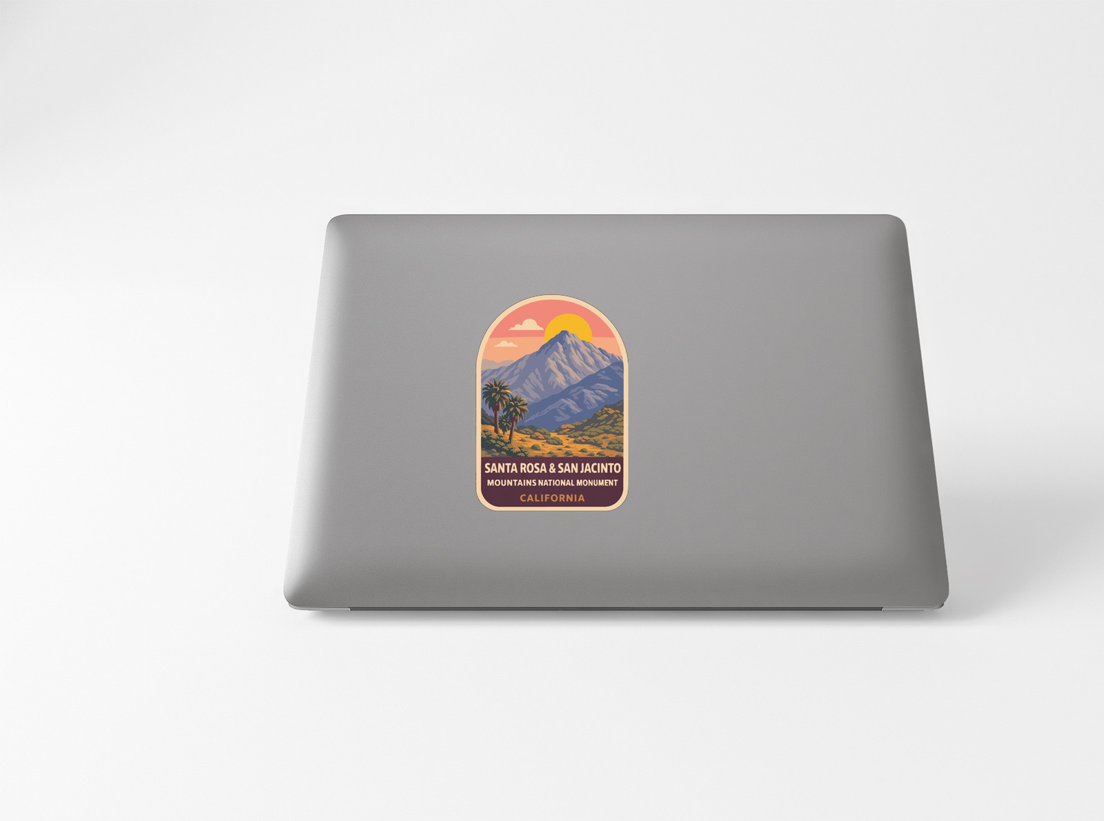 Santa Rosa and San Jacinto Mountains Sticker Decal Vinyl Die-Cut US Monuments