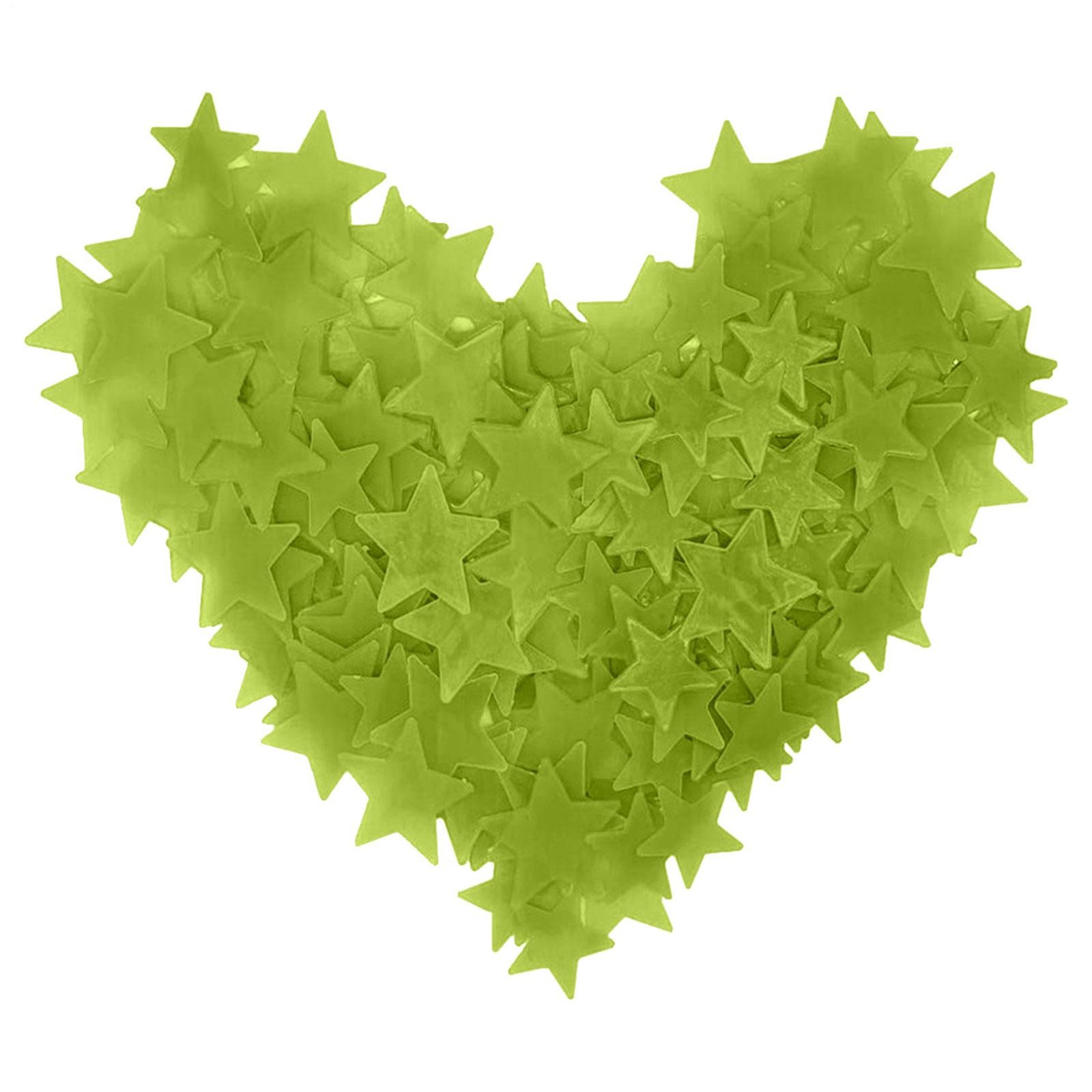 Ceiling Stars Glow in The Dark Fluorescent 100 pcs Stars Ceiling Wall Stickers