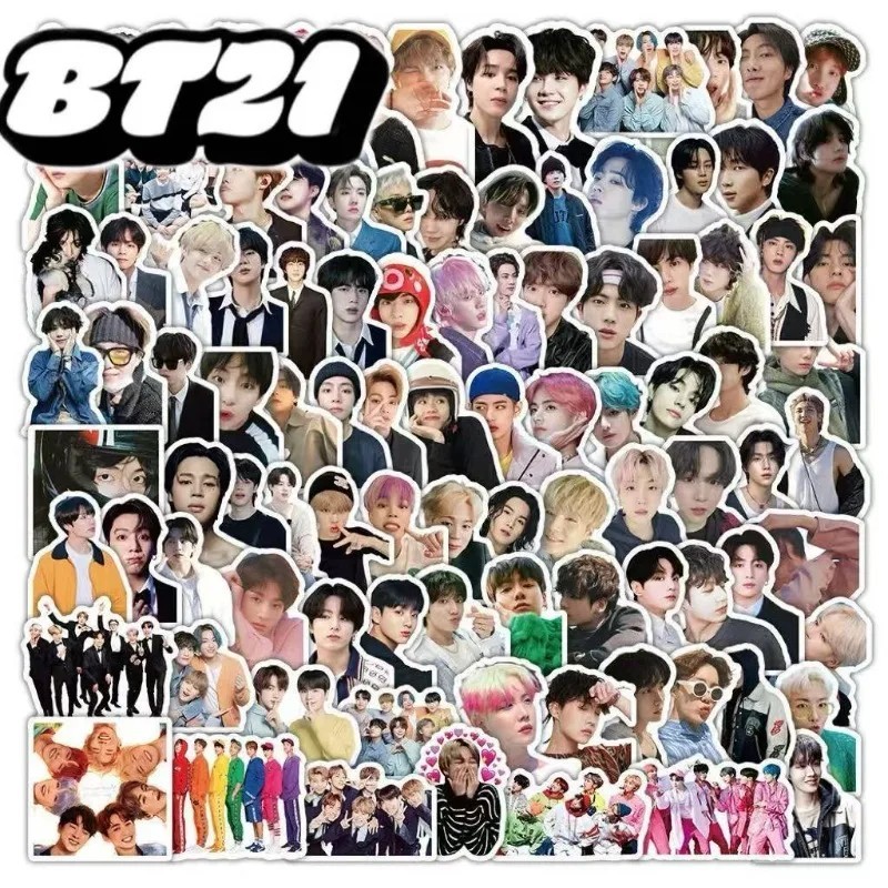 103PCS BT21 INS-STYLE STICKER SET – BTS CHARACTER DECORATIVE PVC STICKERS