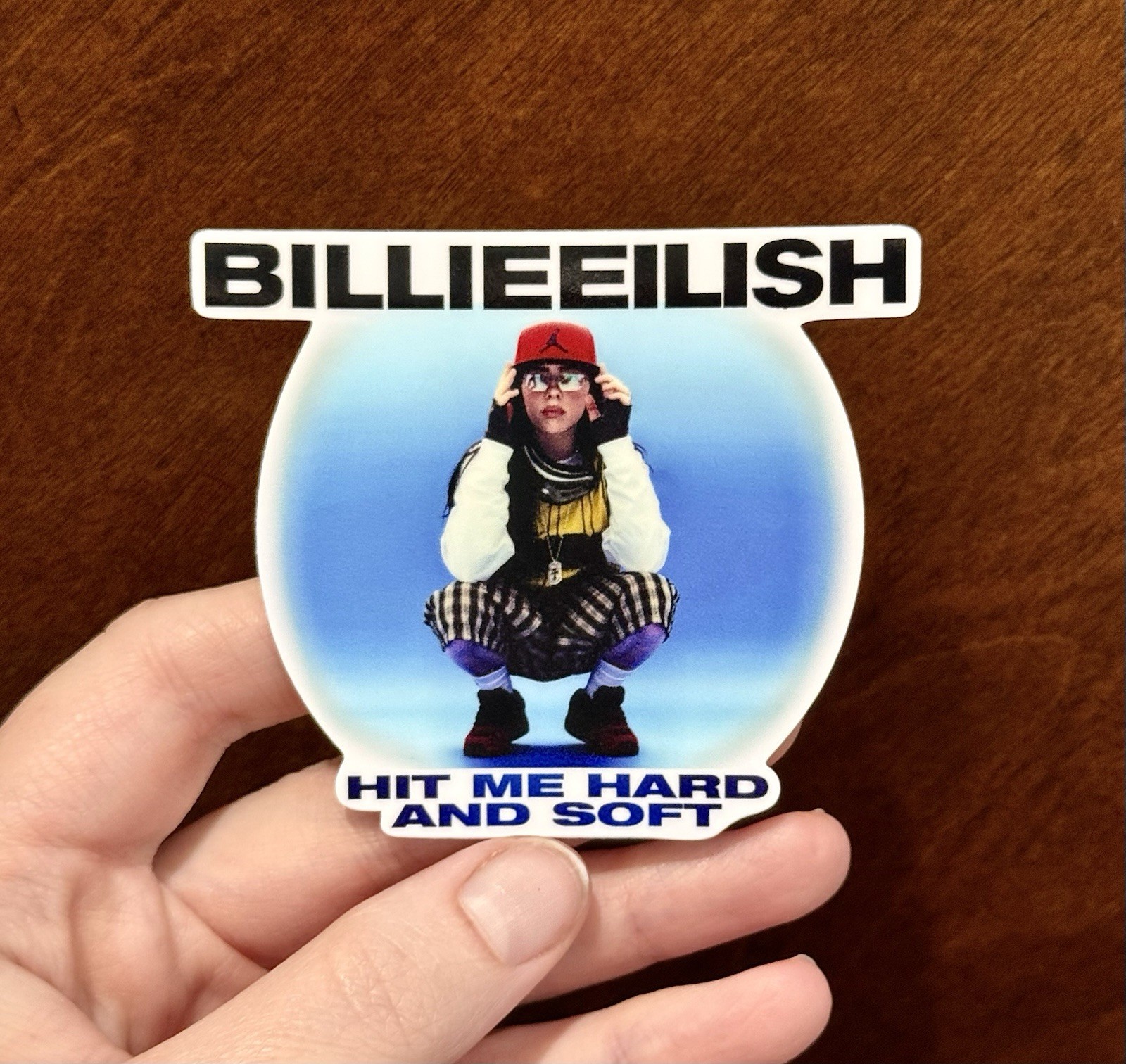 3” Billie Eilish Hit Me Hard And Soft Your Hmhas Music Singer Celebrity Sticker