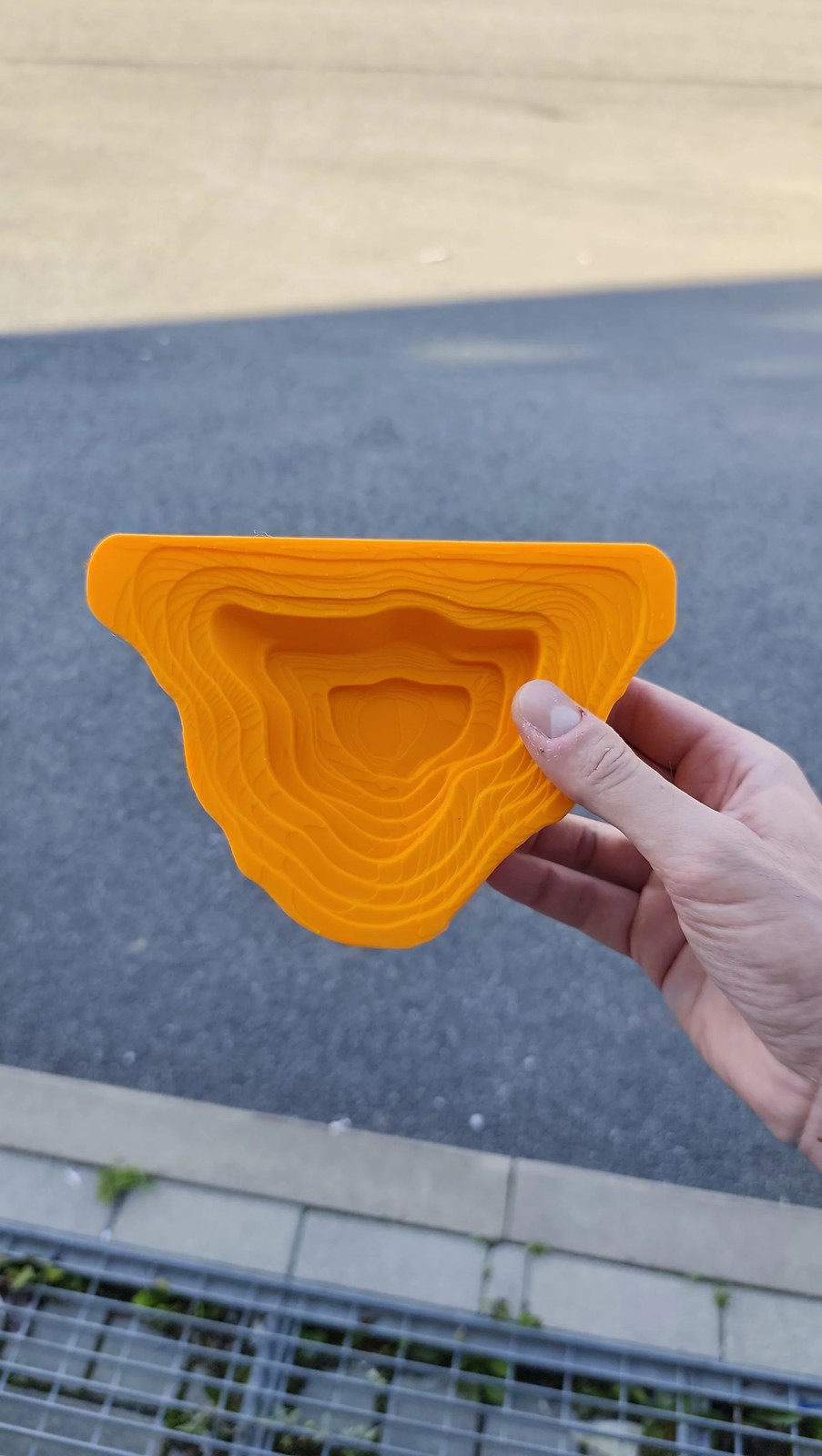 3D Printed Floating Shelf | Geometric Wall Modern Layered Design | Minimalist