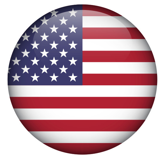 UNITED STATES OF AMERICA american Flag Vinyl Decal / Sticker ** 5 Sizes **