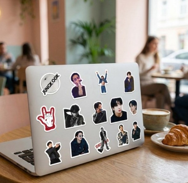 Jungkook Sticker Set 50pcs Kpop DIY Decoration Waterproof
