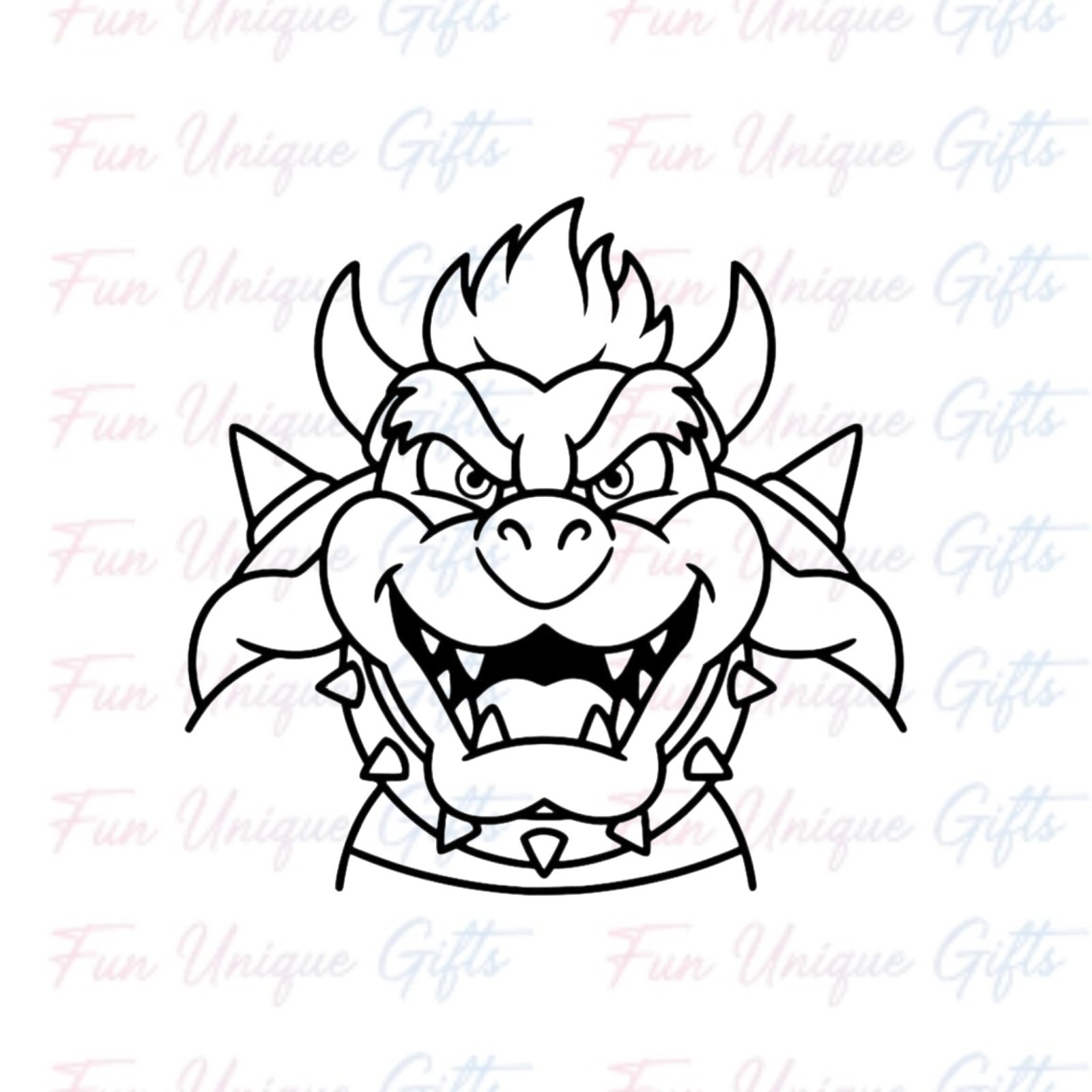 Bowser Vinyl Decal Sticker -Multiple Colors & Sizes- FREE SHIPPING
