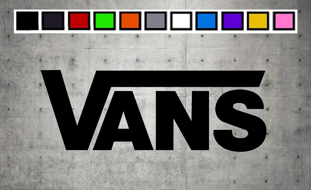 Vans LOGO Vinyl Decal Sticker Emblem Car Truck Window 4″ 6″ 8″