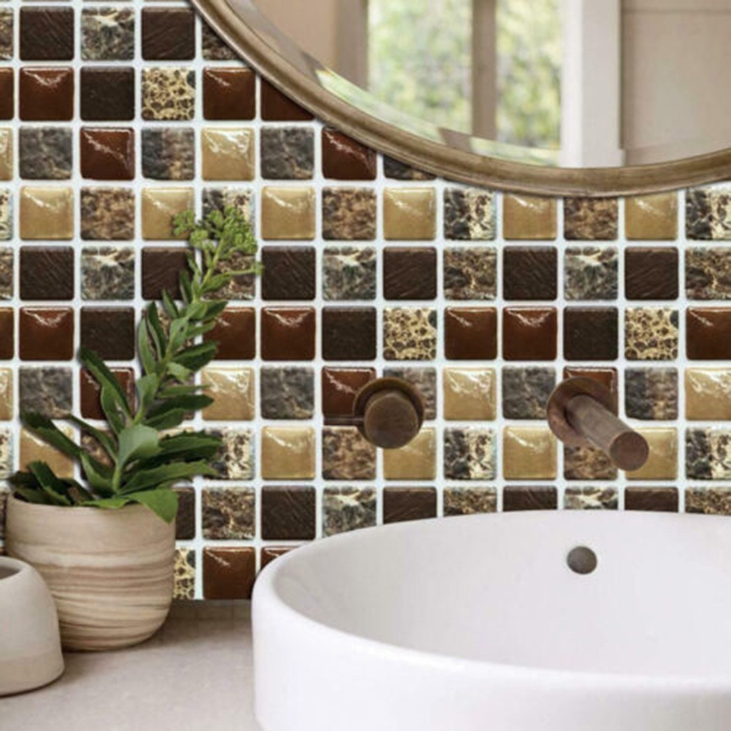 Tile Tile Wall Stickers Moisture-proof Mosaic Tile Portable 10*10cm Mosaic
