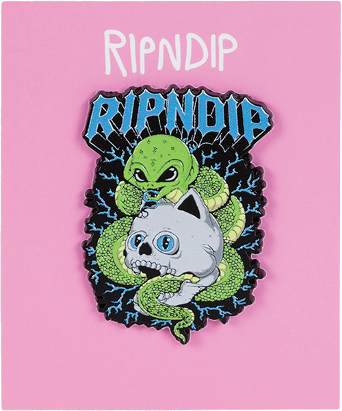 RIP N DIP SKULL AND BONES PIN