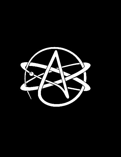 Atheist Star Vinyl Decal – 30+ Color Choices