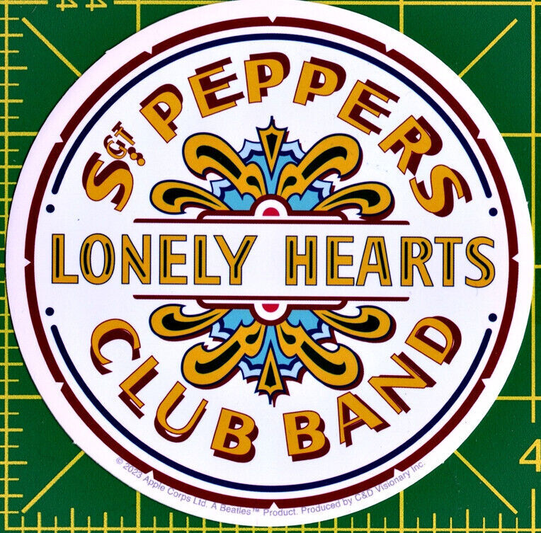 Beatles Sgt. Pepper’s Lonely Hearts Sticker
