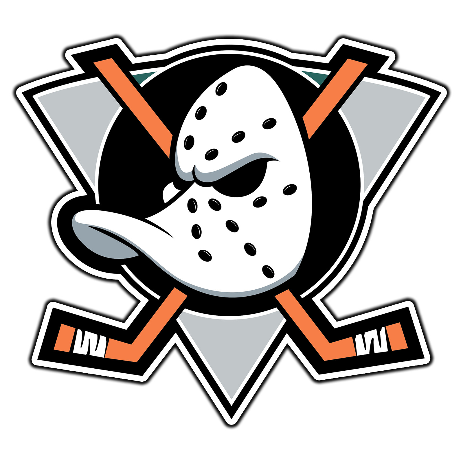 Anaheim Ducks Logo #9 Hockey Fan Sticker Waterproof Vinyl Decal Die-Cut