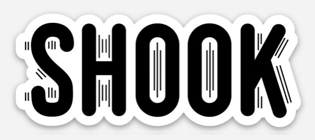 Vinyl Stickers w/ Phrases: «So Extra», «Spill the Tea», «Shook», «Straight Fire»