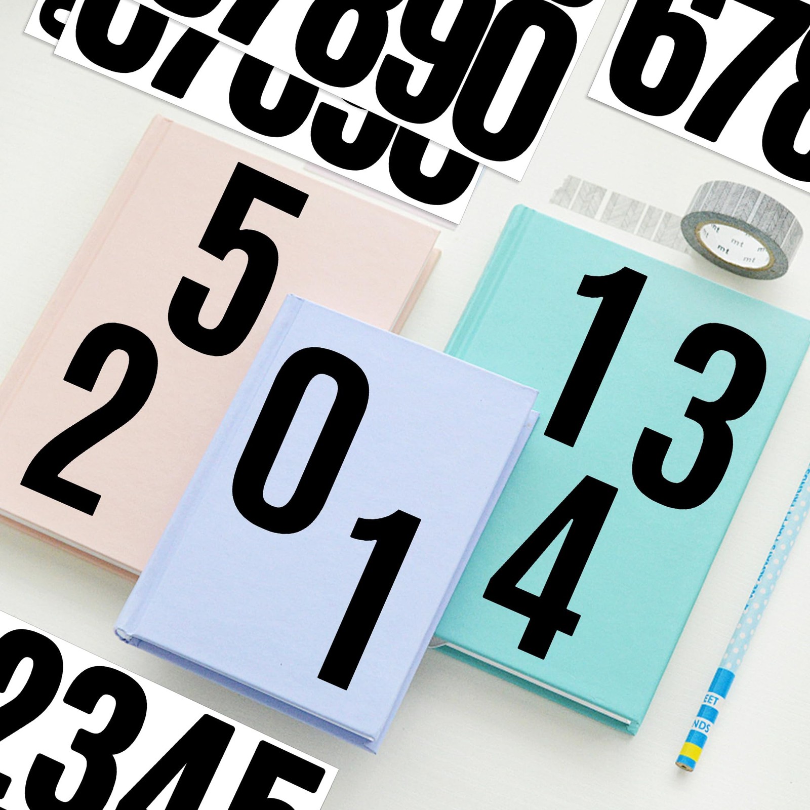 150 Pcs Number Stickers, 15 Sheets Mailbox Number Stickers, Black, 3 Inch | S…