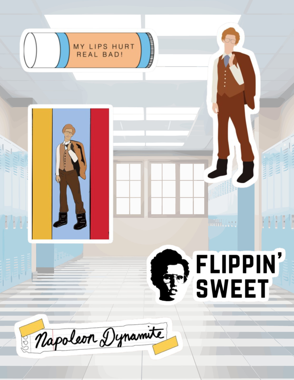Napoleon Dynamite 2000’s Movie Sticker Pack