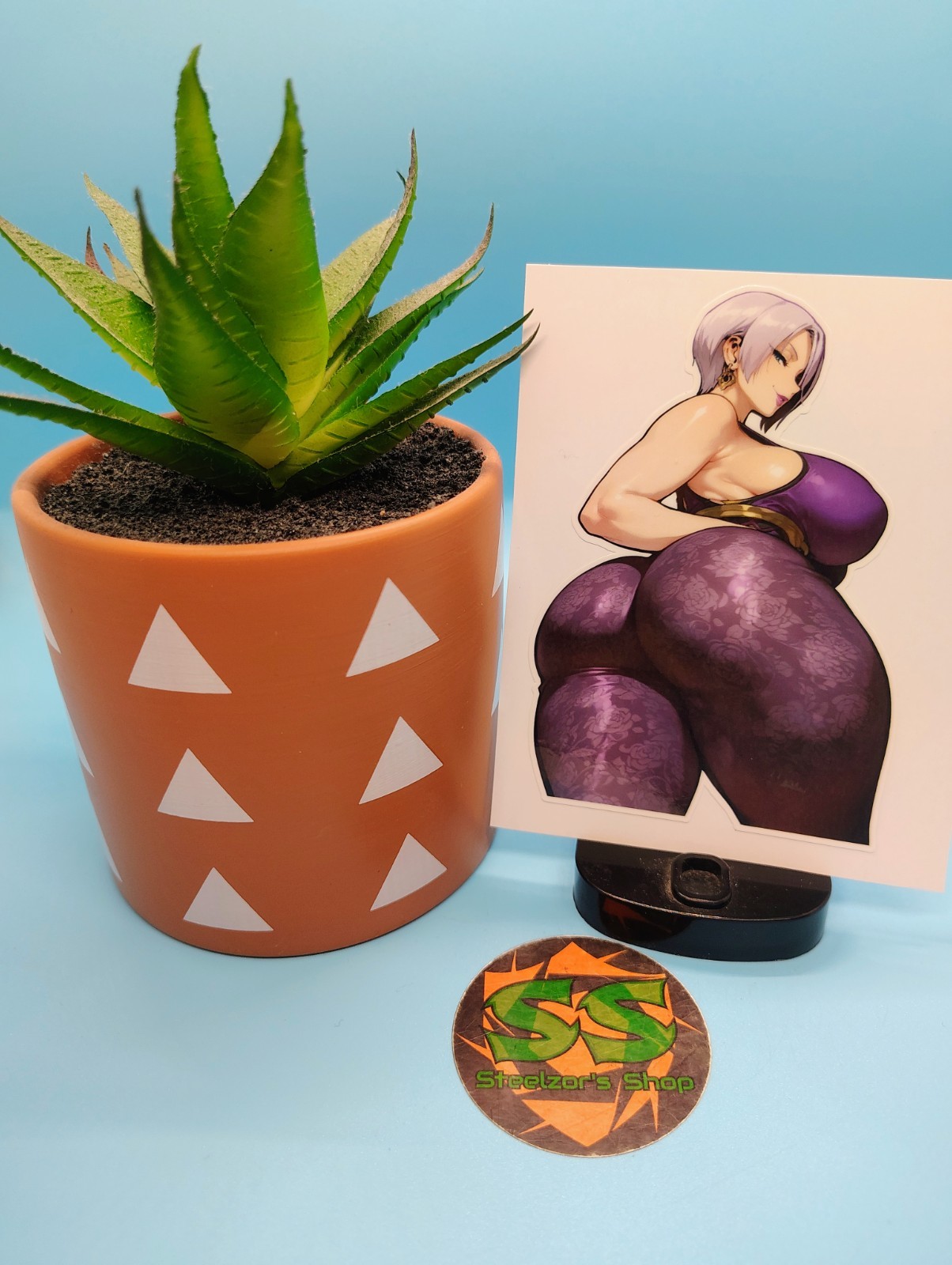 (4.5 Inches) Soulcalibur – Ivy Valentine (Thicc) – Water-Resistant Vinyl Sticker