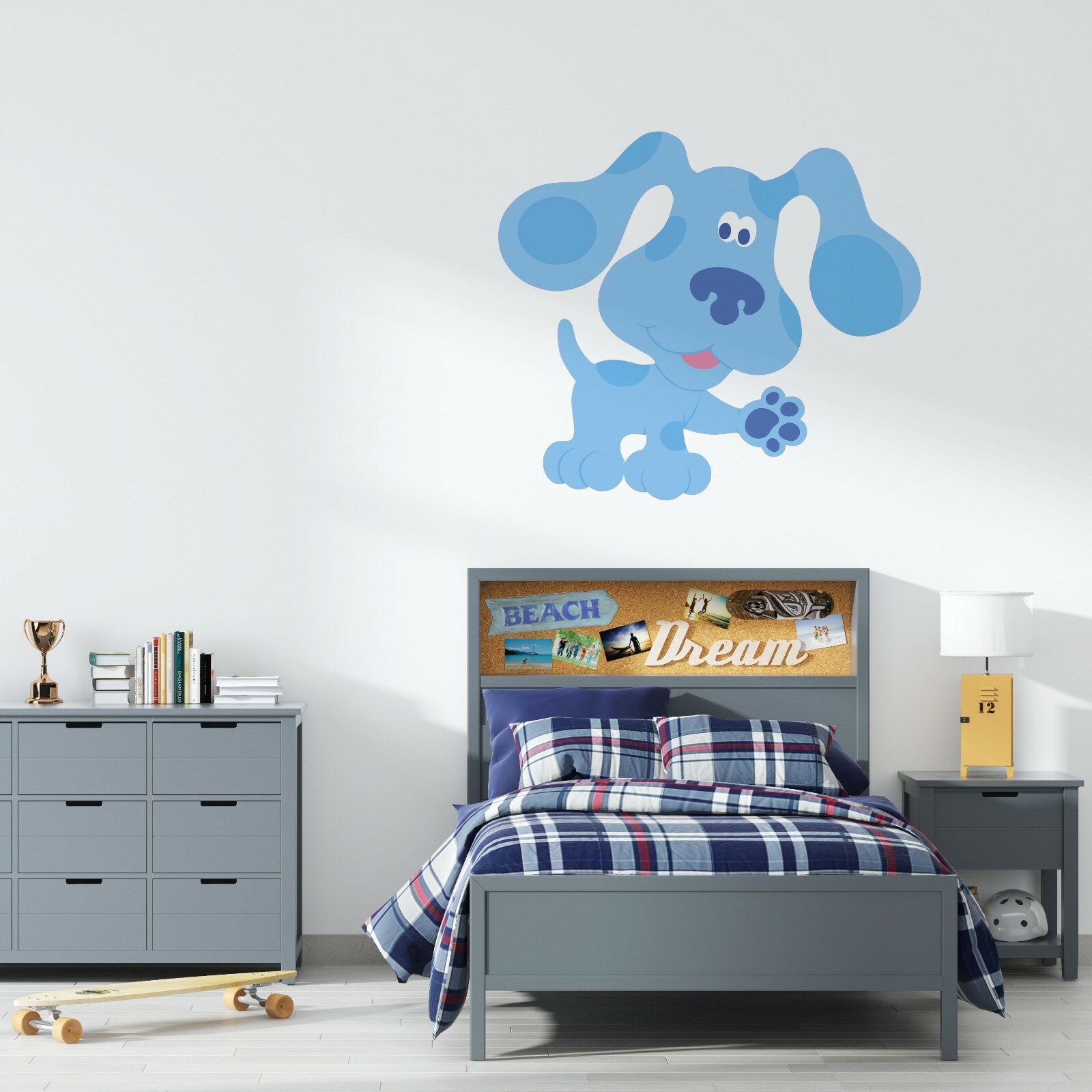 Vinyl Home Art Children’s Educational TV Show Blue’s Clues Wall Decoration 20×22
