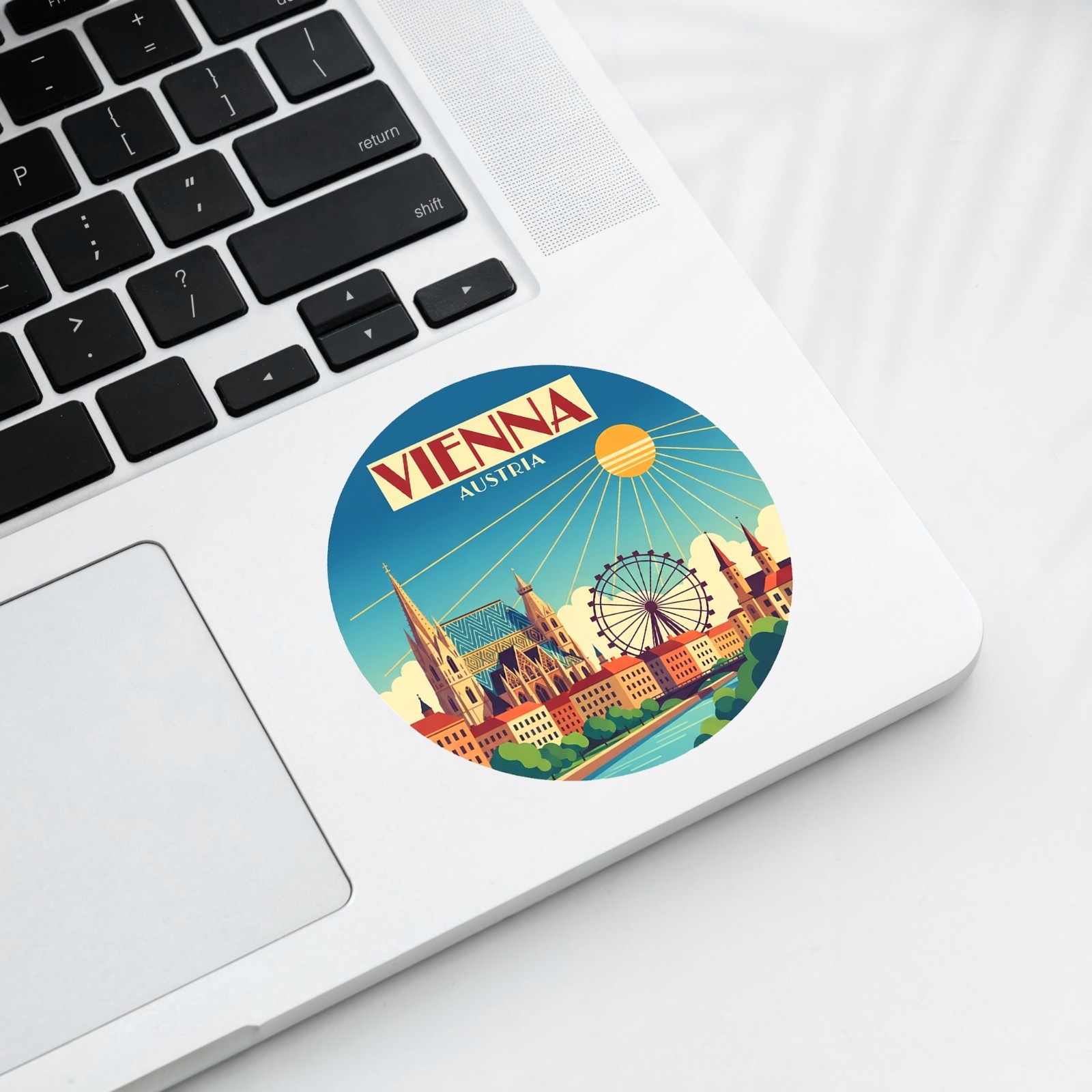Vienna Austria Vintage Travel Sticker Die Cut Waterproof Vinyl Laptop Decal