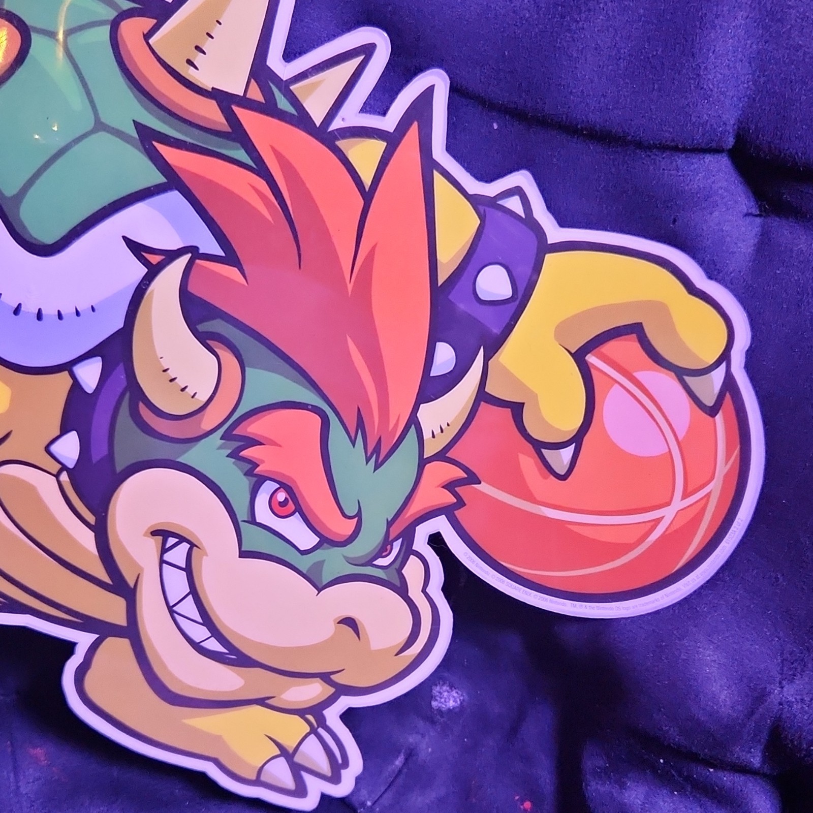 Bowser Vinyl Decal Sticker Cartoon Video Game Removable for Wall Window Door