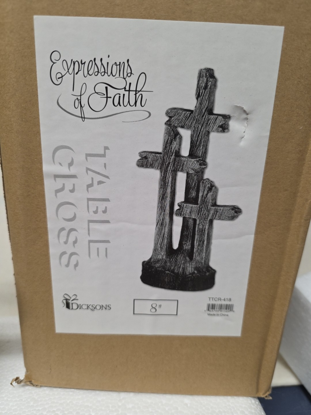 8″Cross Ttop 3 Crosses