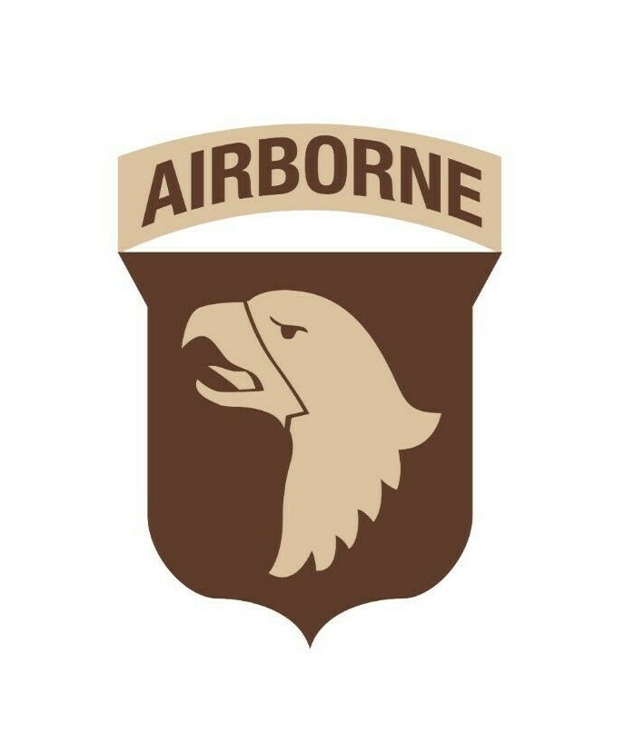 101st AIRBORNE Division Desert Camo Vinyl Decal/Sticker U.S. Army
