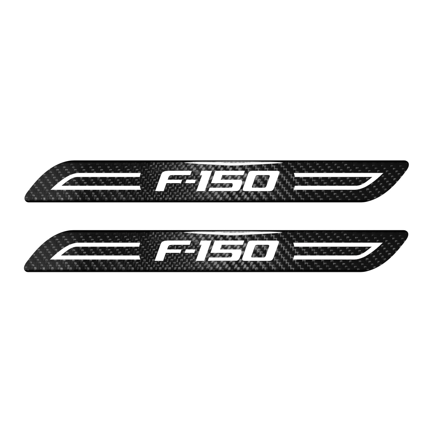 Ford F-150 Blade Style Carbon Fiber Car Bumper Door Protector Decals