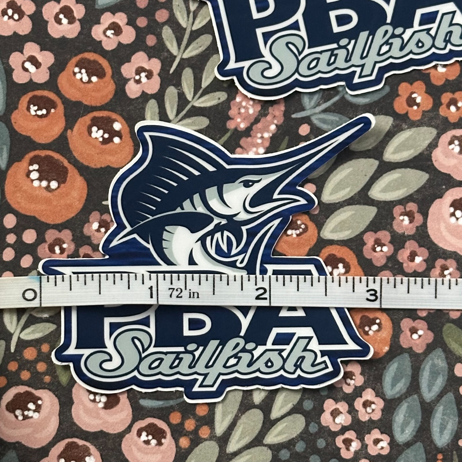 PBA Palm Beach Atlantic Sailfish Vinyl Sticker Waterproof Laptop Student Alumni