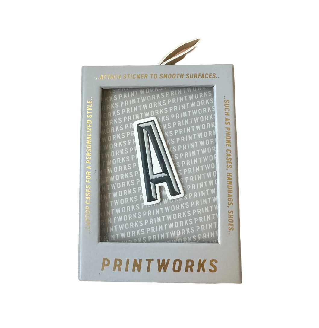 sticker monogram