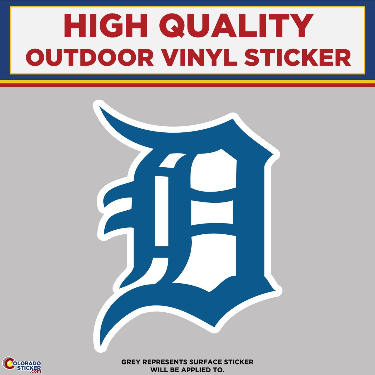 Detroit Tigers, High Quality Vinyl Stickers
