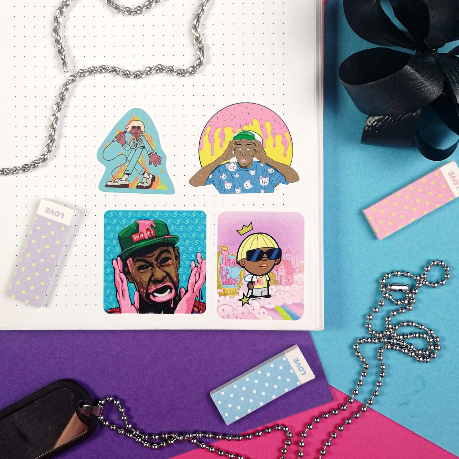 Vibrant 100 Piece Hip Hop Sticker Pack – Durable Vinyl Decals for Teens & Adults