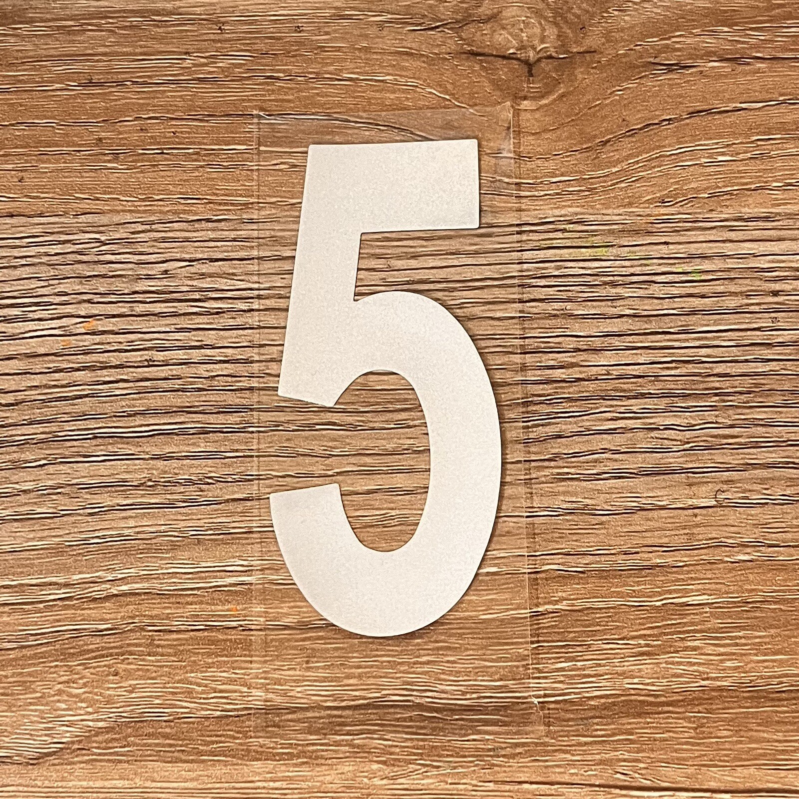 3″ Reflective Mailbox Numbers Sticker Decal Die Cut Vinyl Waterproof – “5”