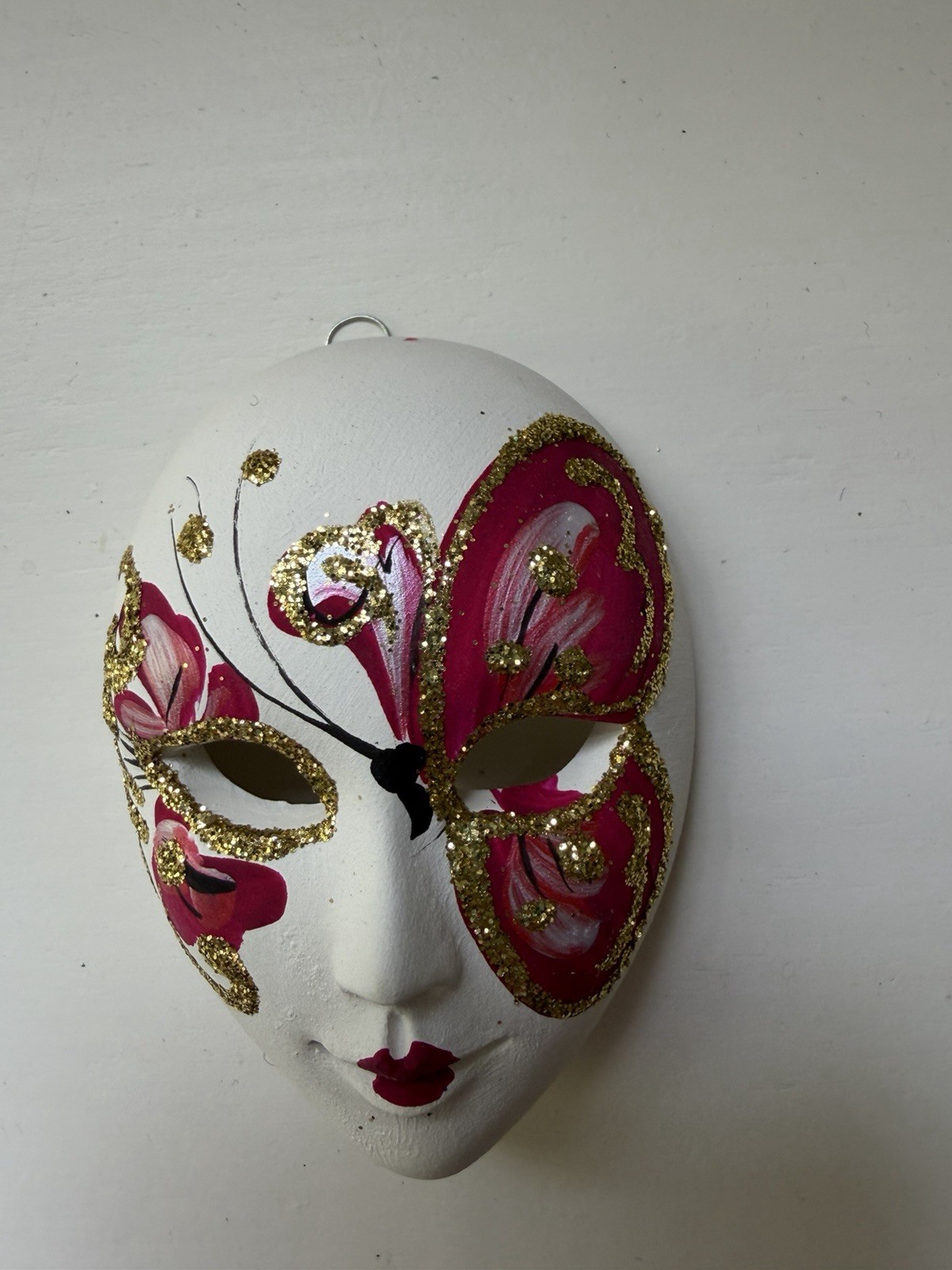 Mini venetian ceramic mask