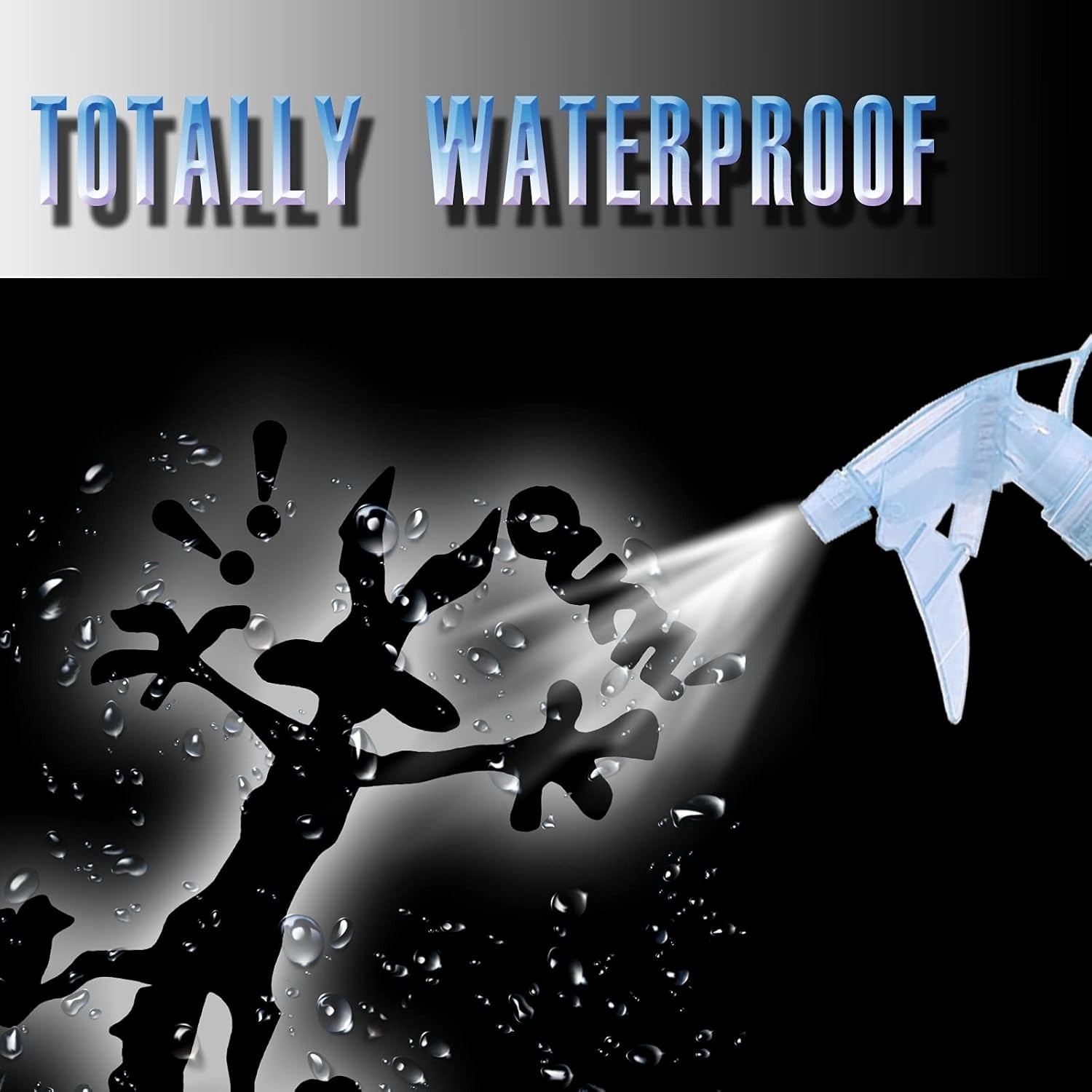 2 Pcs 9.8″ 5.9″ Reflective Dent Fix Car Decal, Cartoon Coyote Splat Hitting Wall