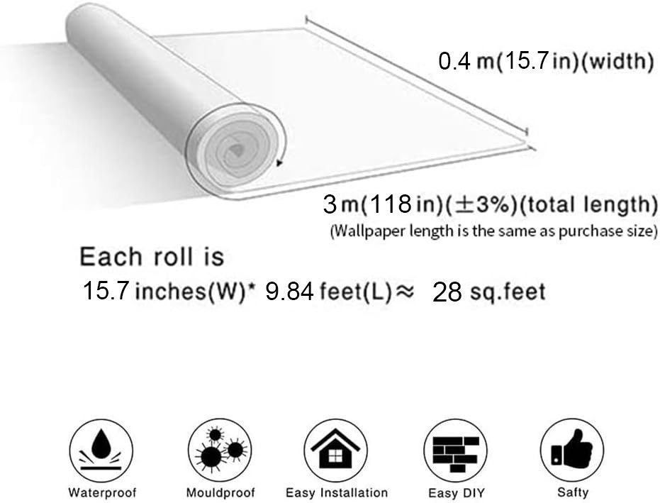 Kitchen Oil-Water Proof Wallpaper Peel Stick Aluminum Foil Backsplash Protector
