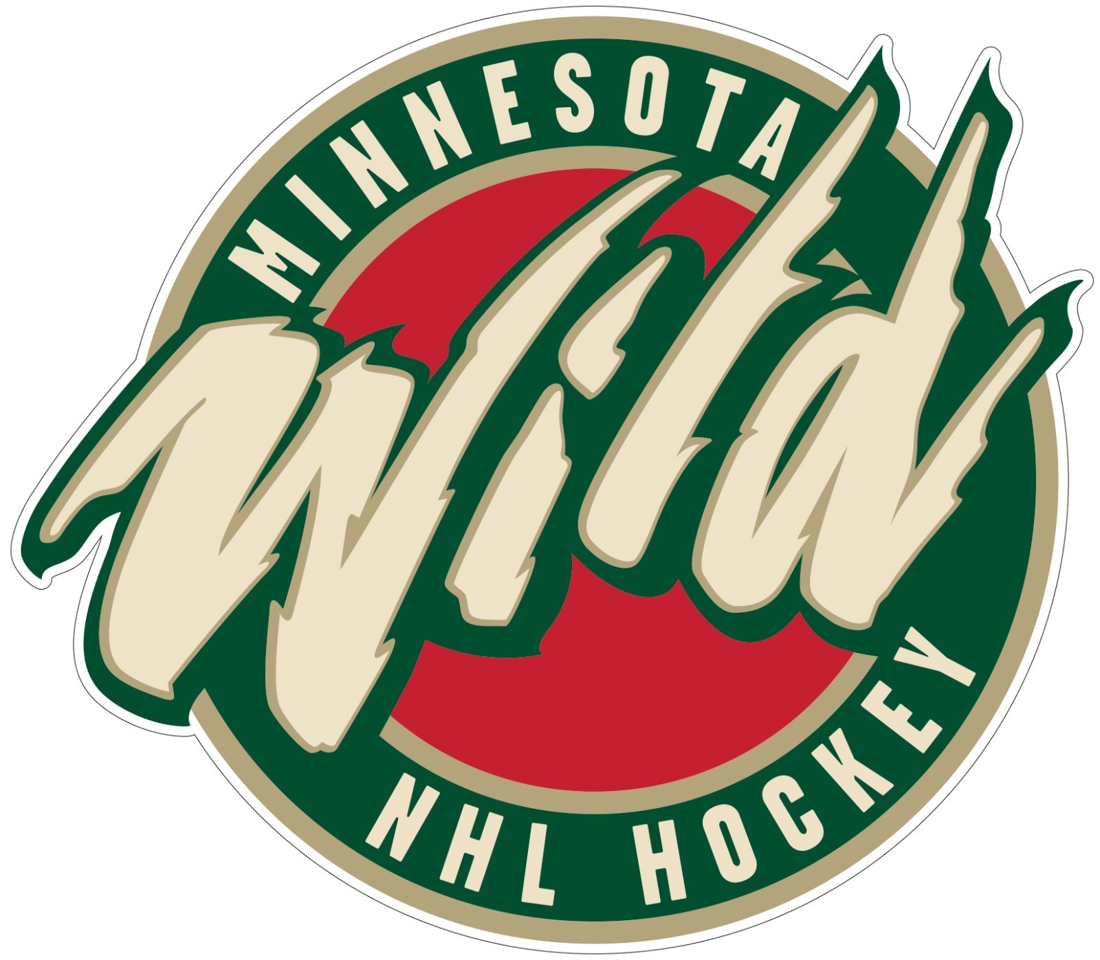 Minnesota Wild Indoor Wall Vinyl Decal Sticker 5″ – 52″