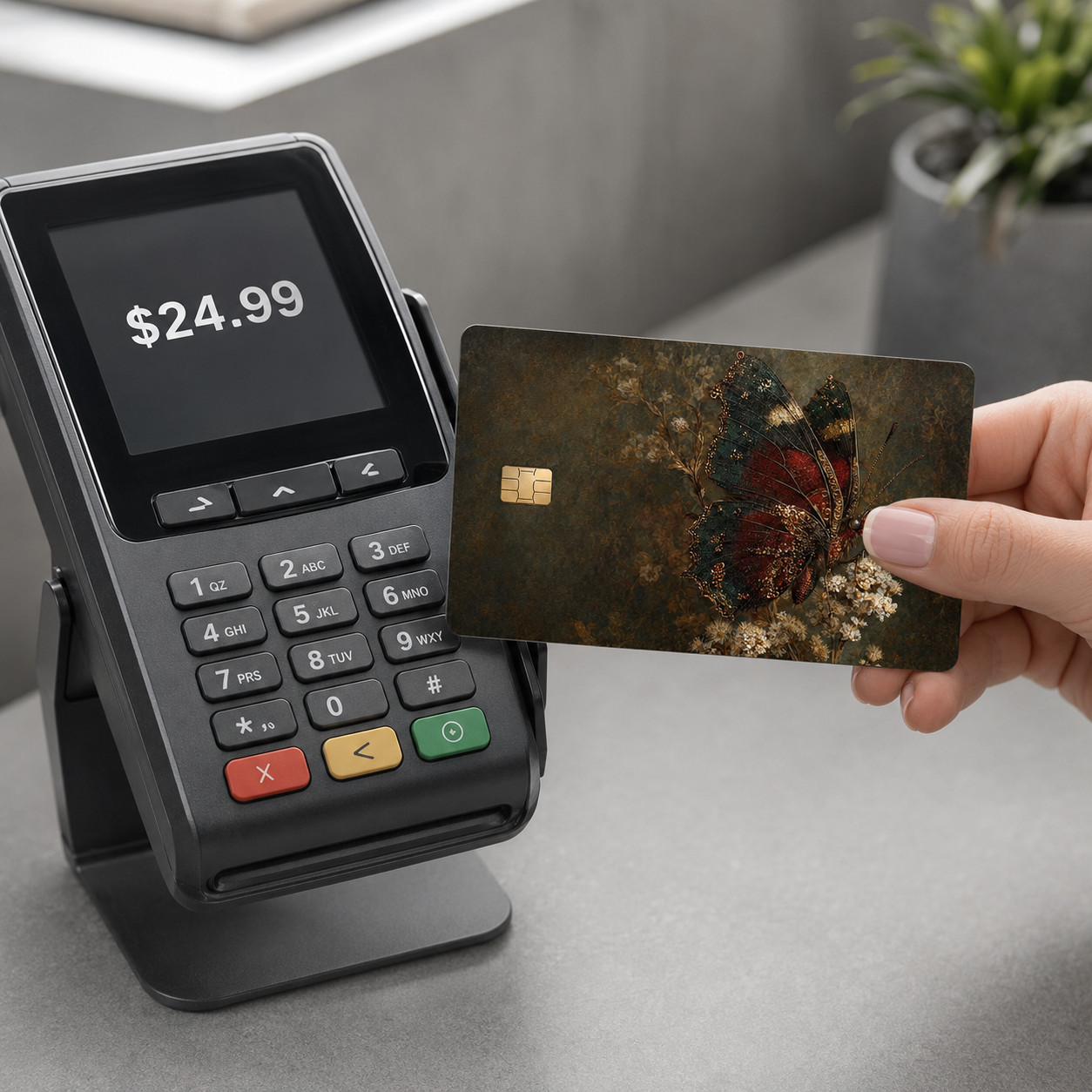2D Sovereign Chrysalis Antique Dream Luxury Design Debit Card Credit Card Skin