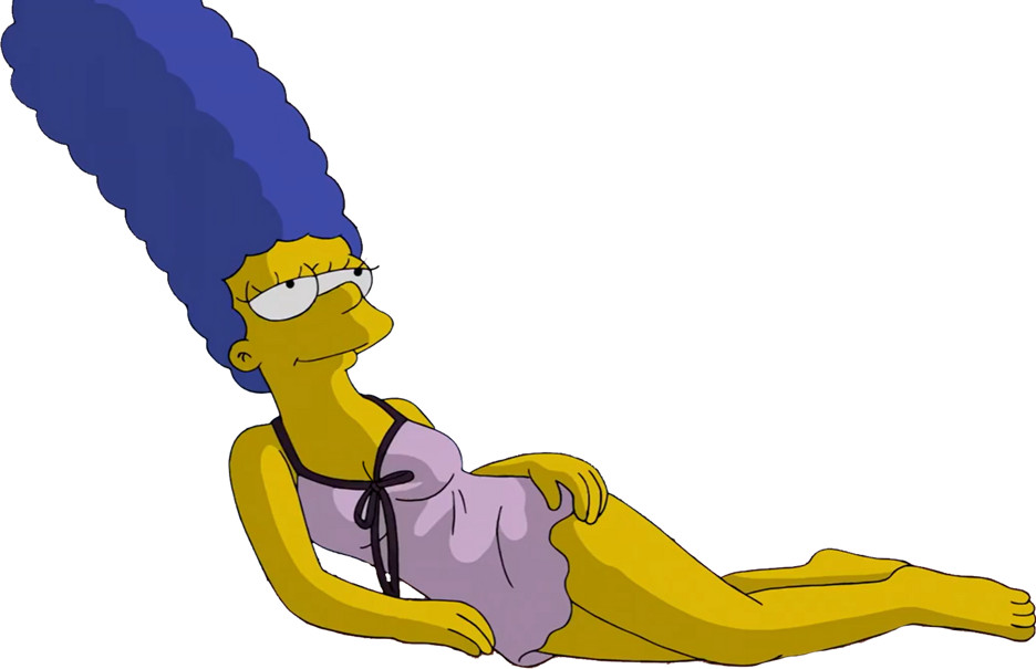 Sexy Marge Simpson Vinyl Die Cut Sticker