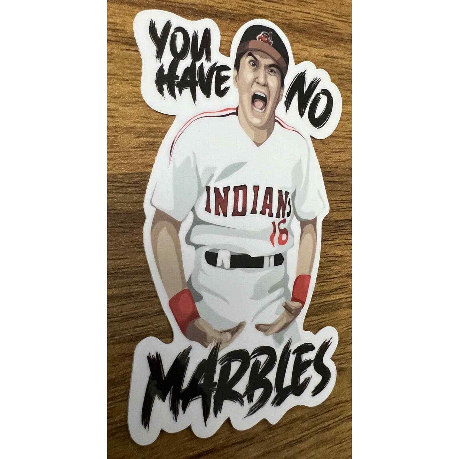 Major League «No Marbles» Tanaka Vinyl Sticker Decal