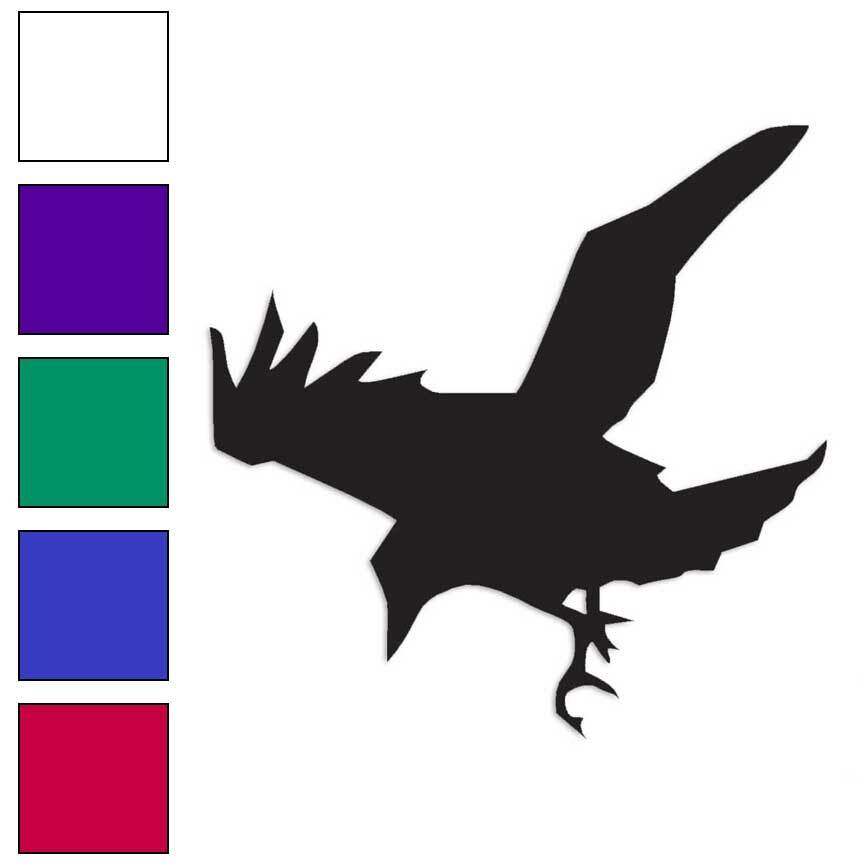 Crow Blackbird Raven, Vinyl Decal Sticker, Multiple Colors & Sizes #188