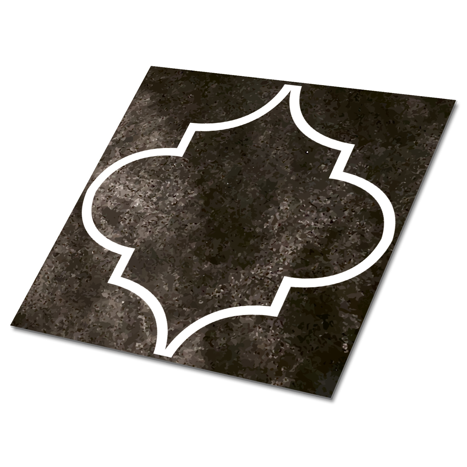 Wall Floor Peel and Stick Tiles Sticker Backsplash Decals Set Arabesque Pattern