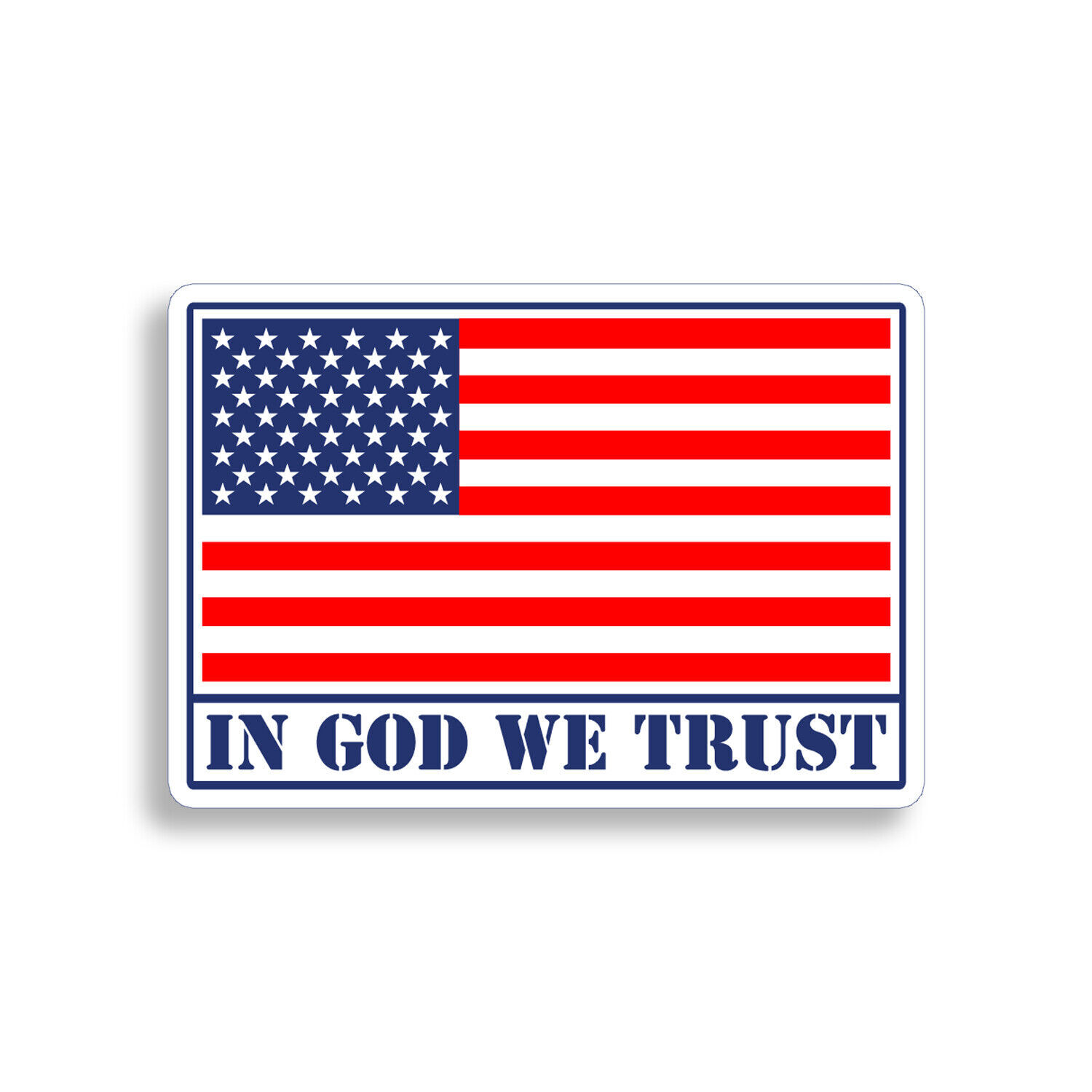 In God We Trust Sticker