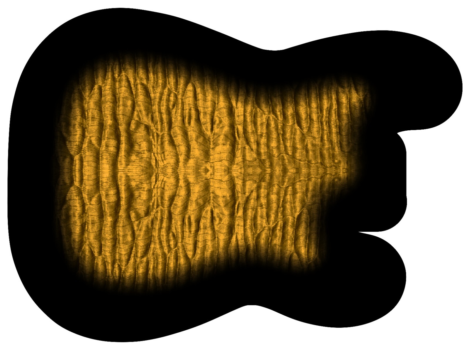 Guitar Vinyl Wrap Sticker Skins The Quilted Burst- Choice of 4 Body Shapes GS217