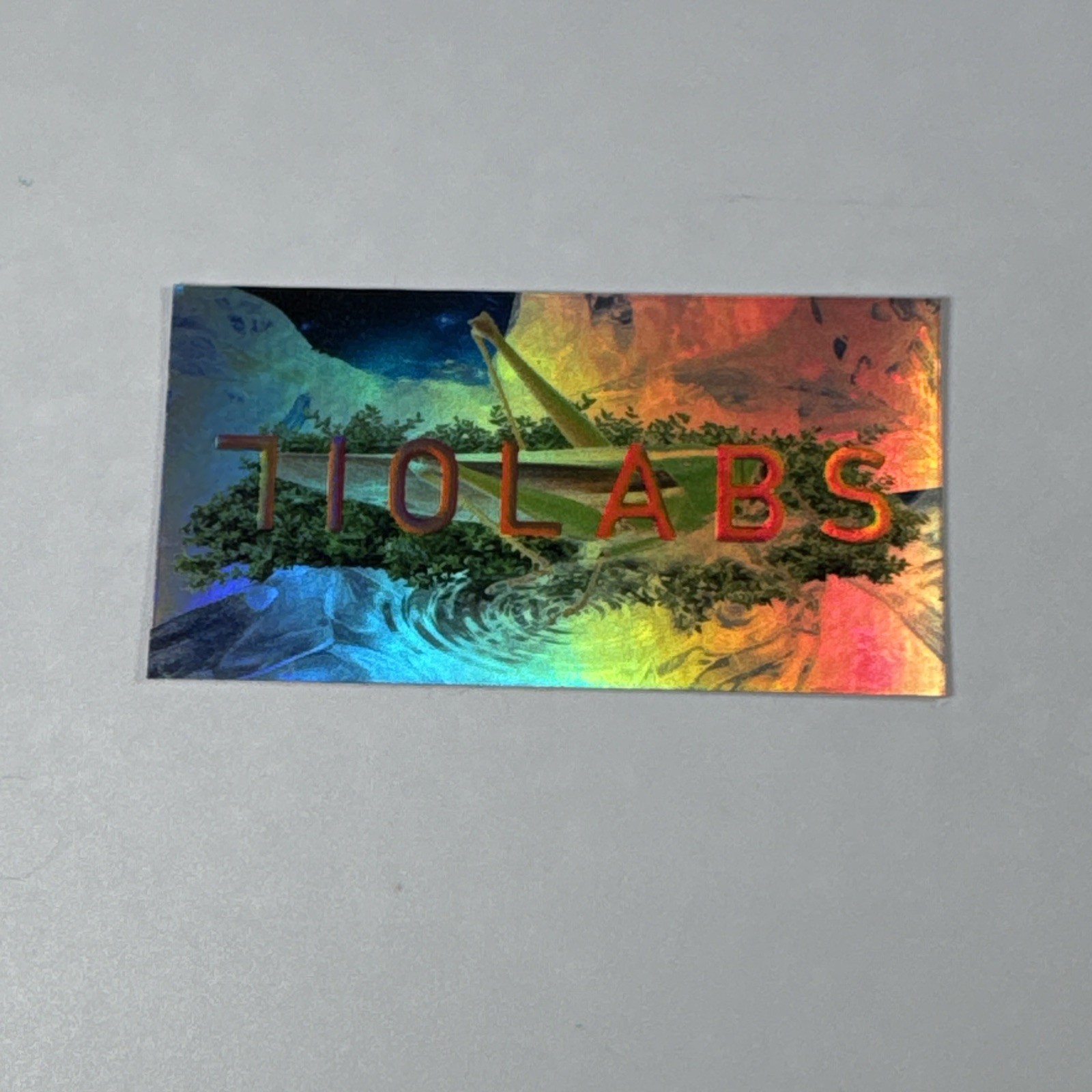 710 LABS – 710Labs Holographic Grasshopper Sticker – 3×1.5 Inches