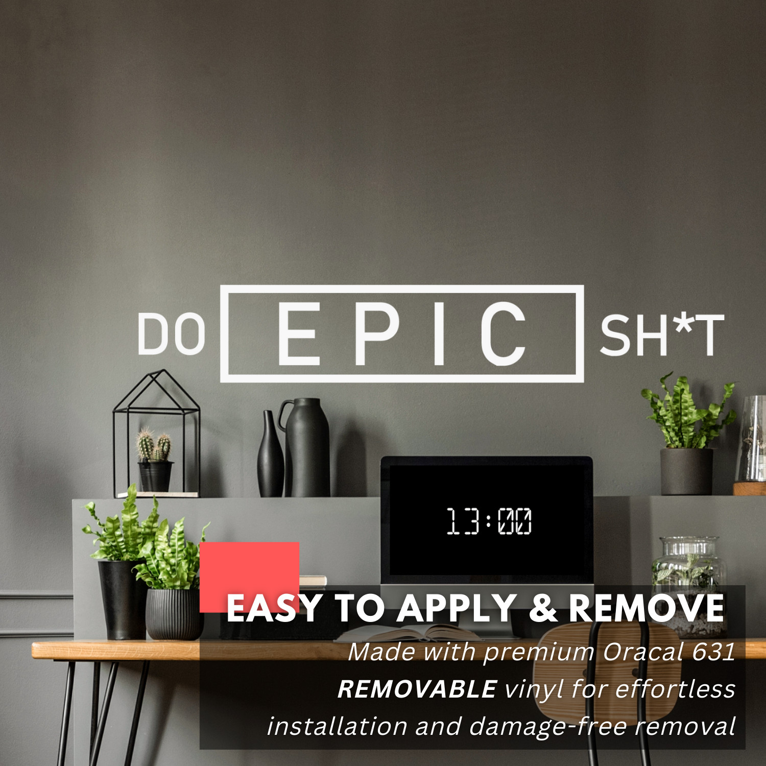Do Epic Sht Motivational Inspirational Wall Decal Sticker Quote Home Vinyl Decor