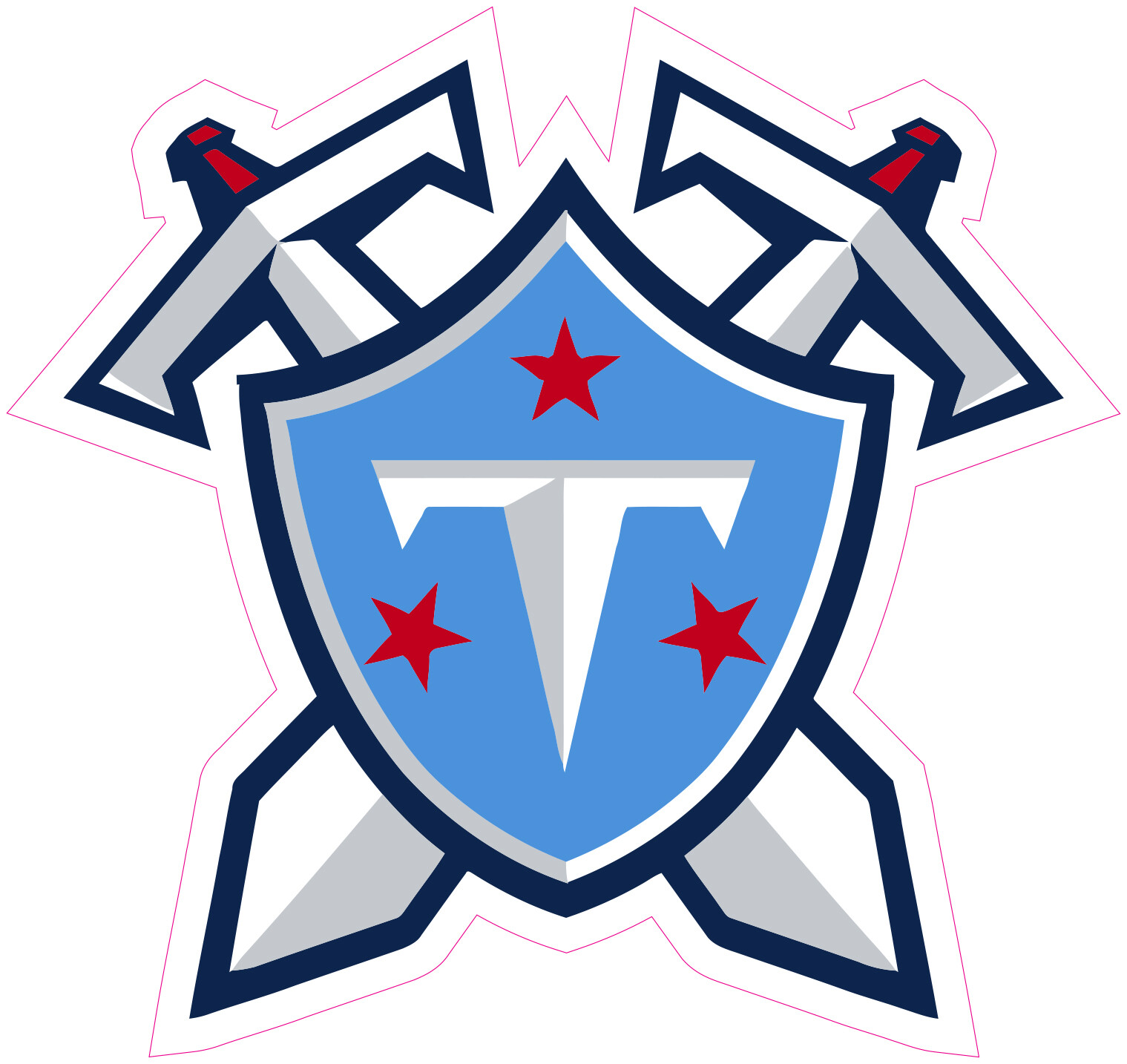 Tennessee Titans Football Vinyl Decal Sticker Car Truck Bumper Tumbler Mug