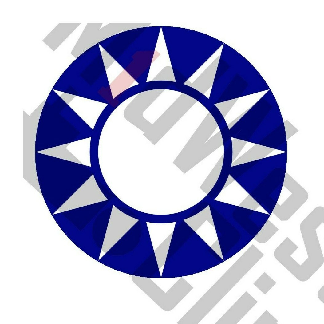 8 China roundel WW2 decals 2×1″+2″+3″+4″ stickers. ROC Taiwan Chinese Air Force
