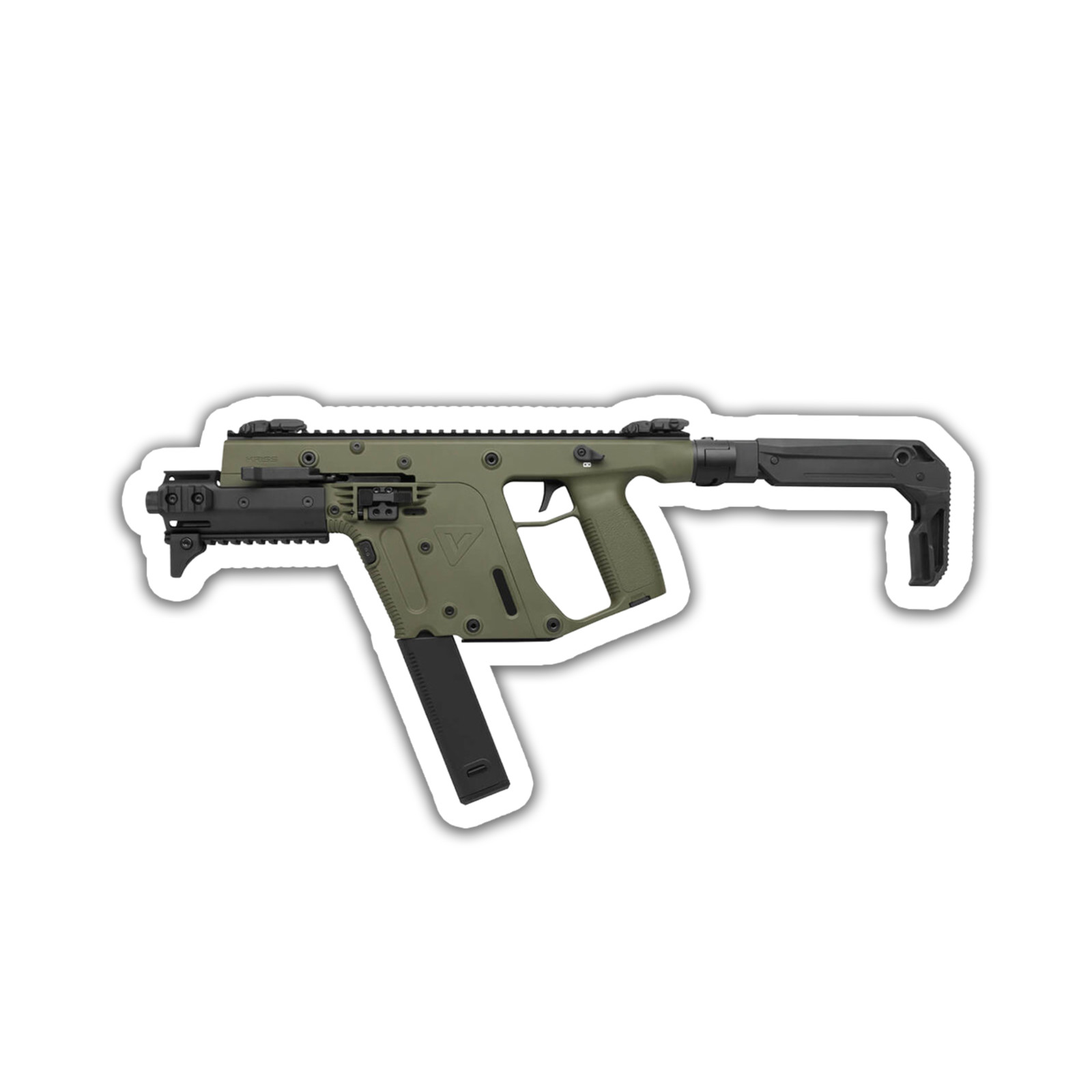 Kriss Vector Sticker 5 inch Vinyl Decal Gun High Quality Waterproof
