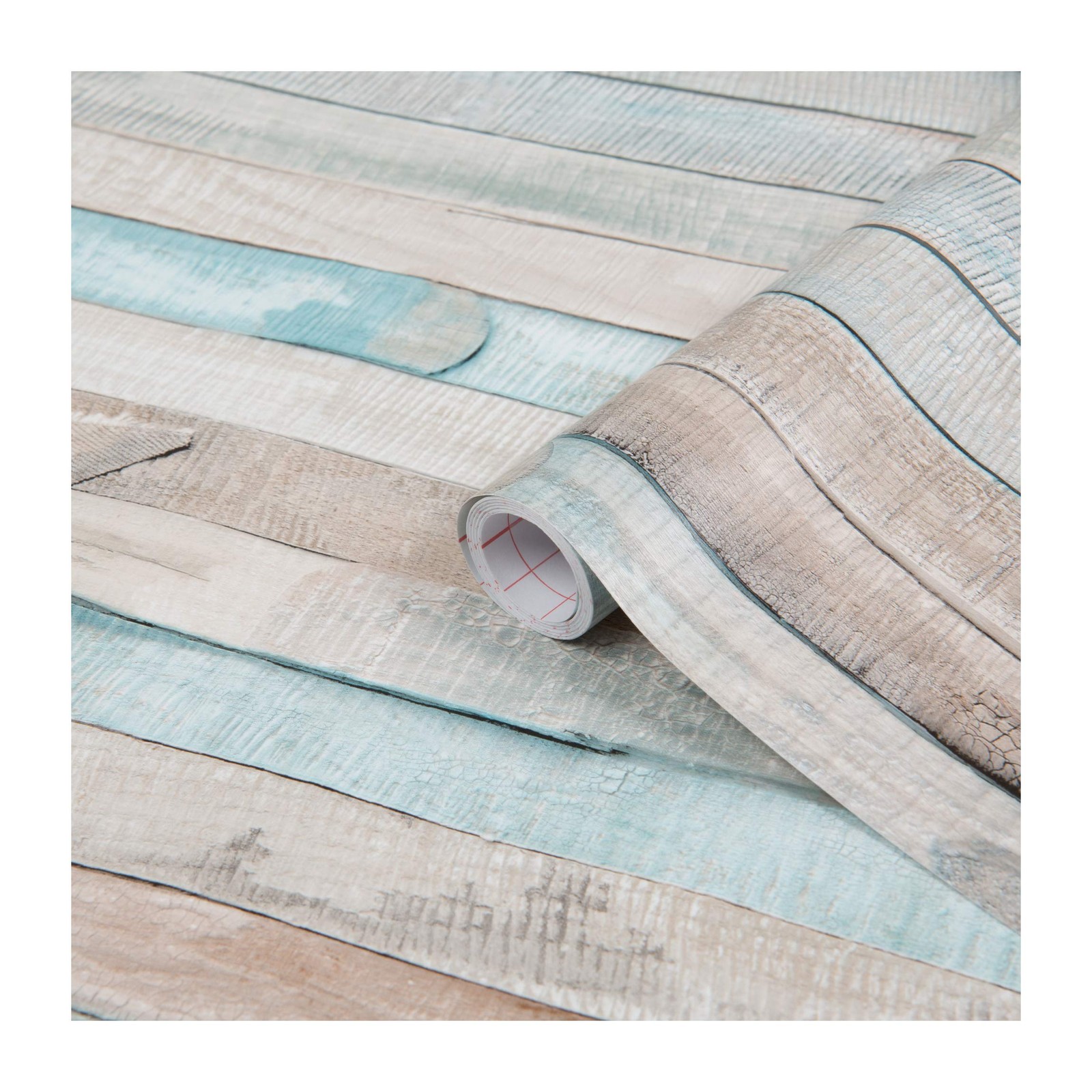 346-0644 Decorative -Adhesive Film, Beach Wood, 17″ x 78″ Roll