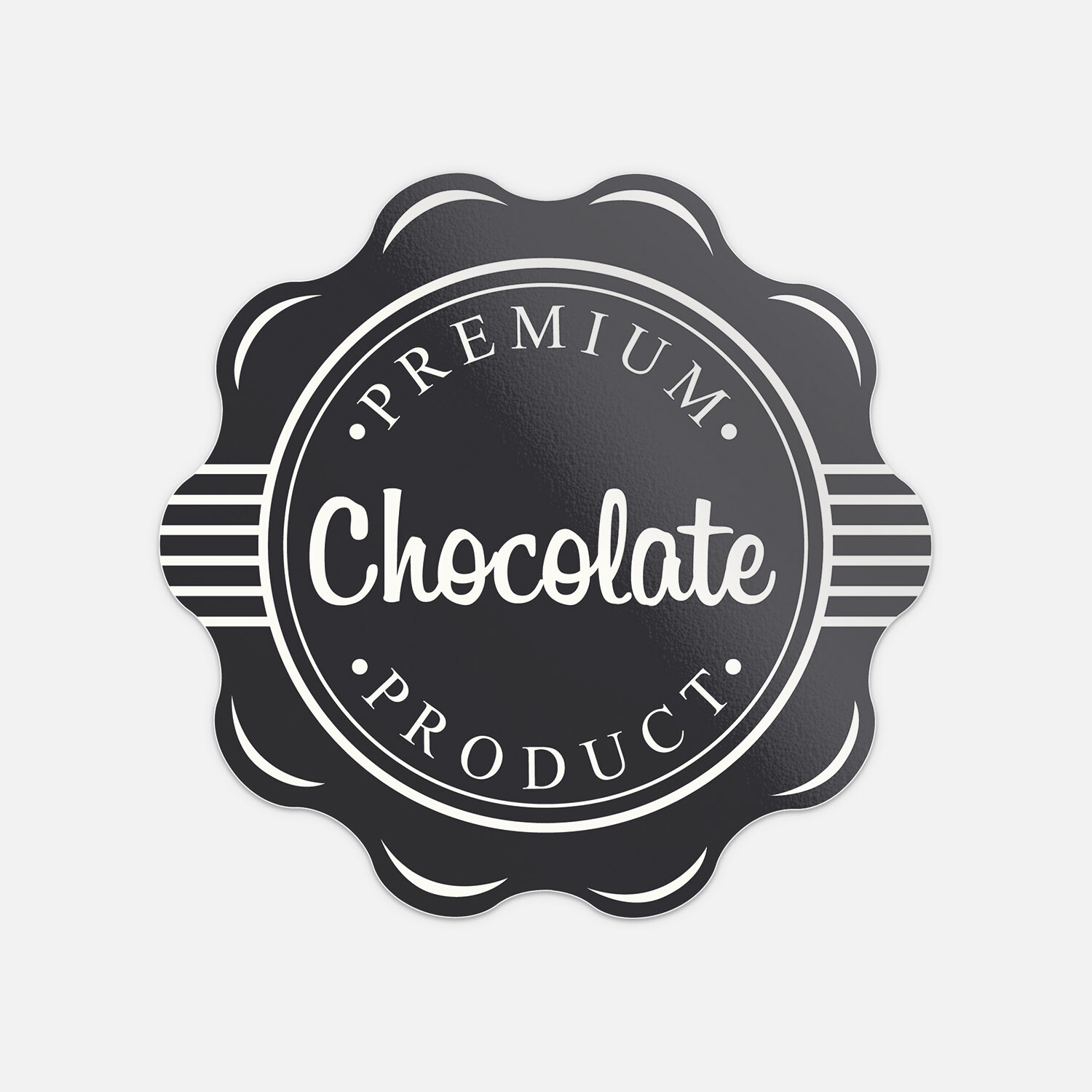 Premium Chocolate Product Finest Selection Vinyl Sticker Decal