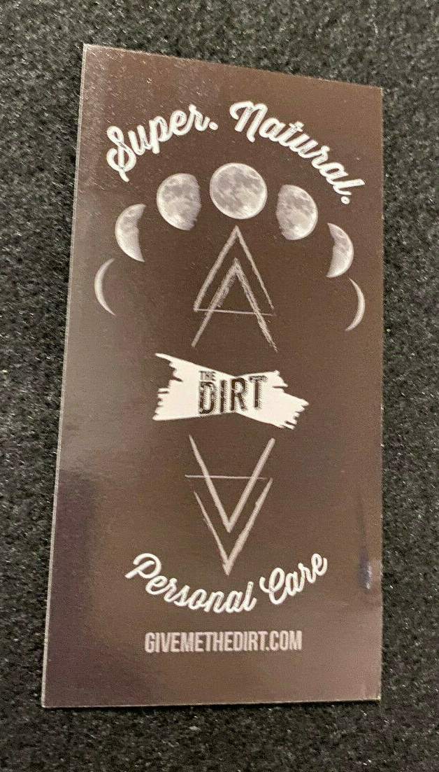 The Dirt Sticker – Super Natual Personal Care Art, Scrapbook, Fun, Cool Gift Hot